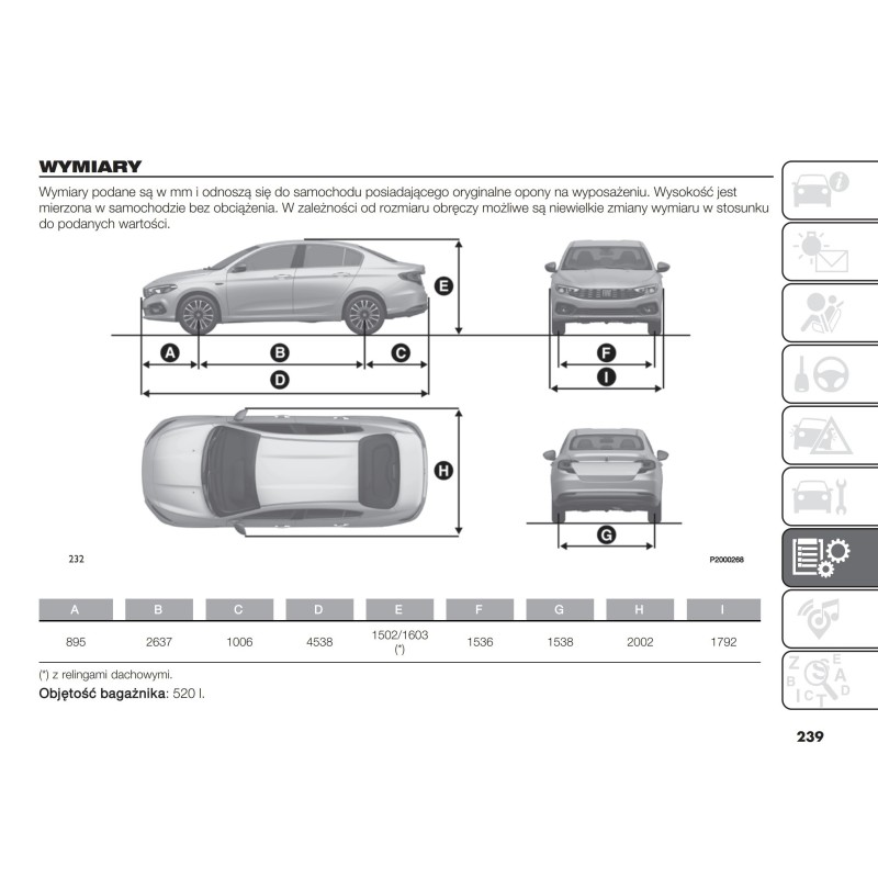 Fiat Tipo 4d od 2020 Radio Instrukcja Obsługi