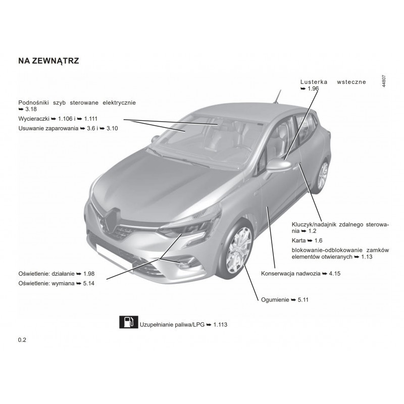 Renault Clio Od Instrukcja Obs Ugi Ks Serwisowa