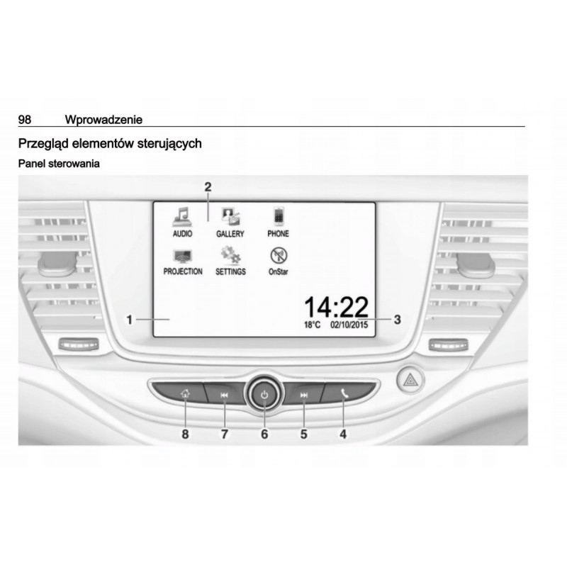 Opel Astra K Nawigacja Navi900 IntelliLink Instrukcja Obsługi