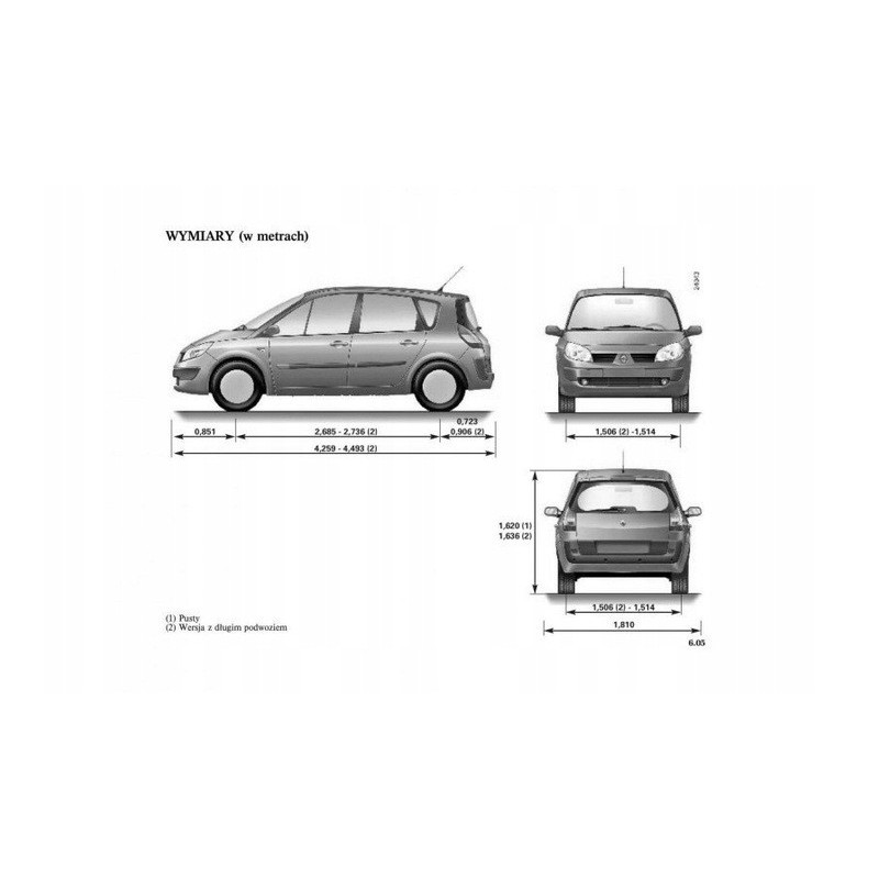 Renault Scenic 5 i 7 osob 2003 2006 Instrukcja Obsługi