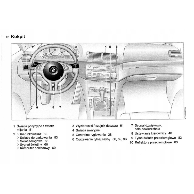 Bmw 3 E46 1999 07 Sedan Kombi Coupe Instrukcja Obsługi