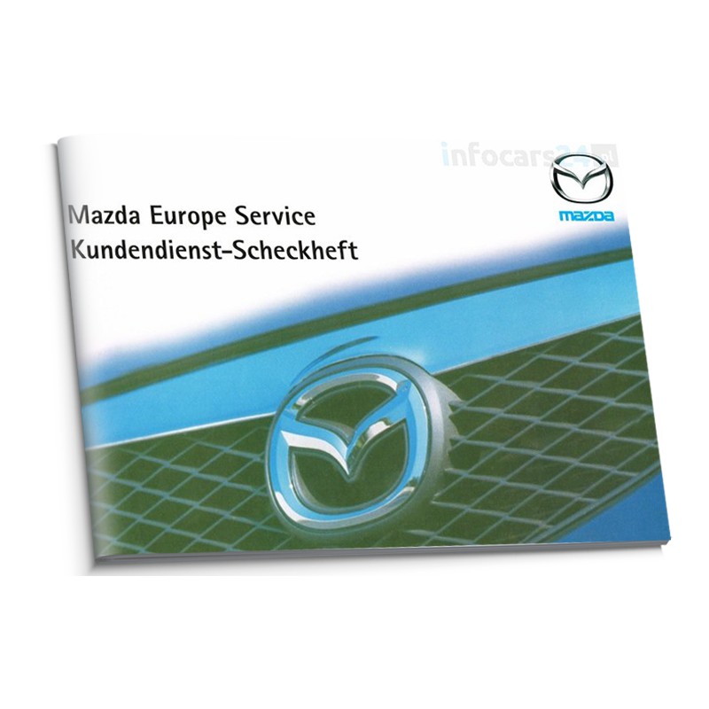 Mazda Niemiecka Czysta Książka Serwisowa 2006-10