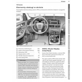 Audi A5 Sportback 07-11+ Nawigacja MMI Instrukcja