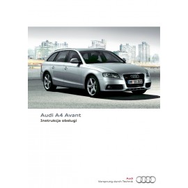 Audi A4 Avant B8 2008-2012 Nowa Instrukcja Obsługi