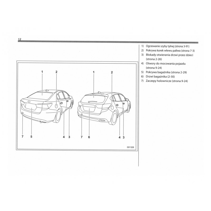Subaru Forester 20082013 Nowa Instrukcja Obsługi