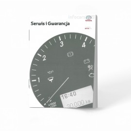 Toyota Czysta Polska Książka Serwisowa