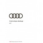 Audi A7 Sportback 2017-2022 Instrukcja Obsługi