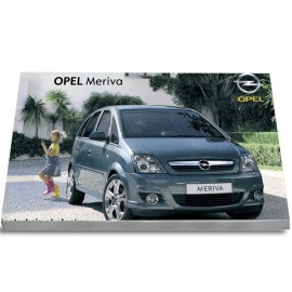 Opel Meriva 2005 - 2010 Nowa Instrukcja Obsługi