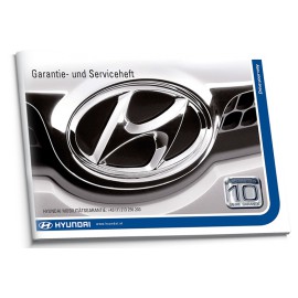 Hyundai Austria Niemiecka Książka Serwisowa do 2012