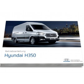 Hyundai H350 Bus Furgon Kabina +Radio Instrukcja Obsługi