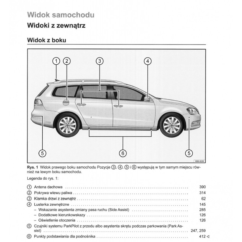 Volkswagen VW Passat Variant B7 Od 2010 Instrukcja