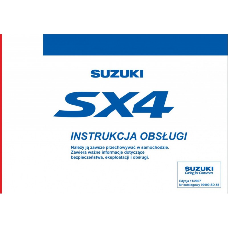 Suzuki SX4 20062013 + Radio CD Instrukcja Obsługi