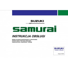 Suzuki Samurai 1998 - 2002  Instrukcja Obsługi