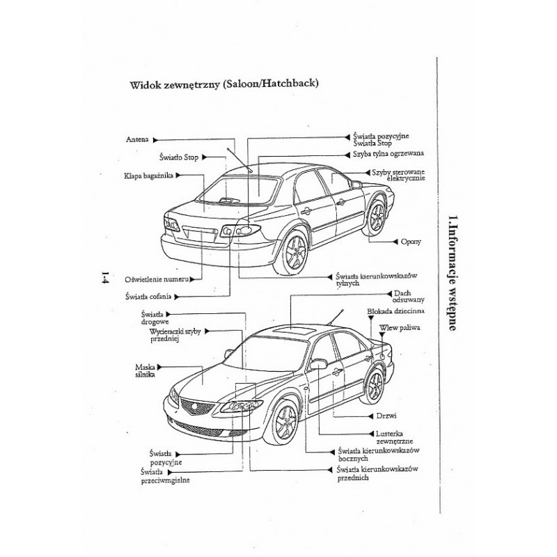 Mazda 6 200207 Sedan Kombi Instrukcja Obsługi