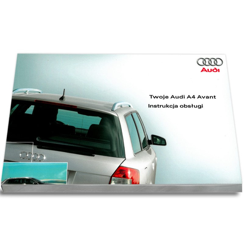 Audi A4 Avant B6 20002004 Nowa Instrukcja Obsługi