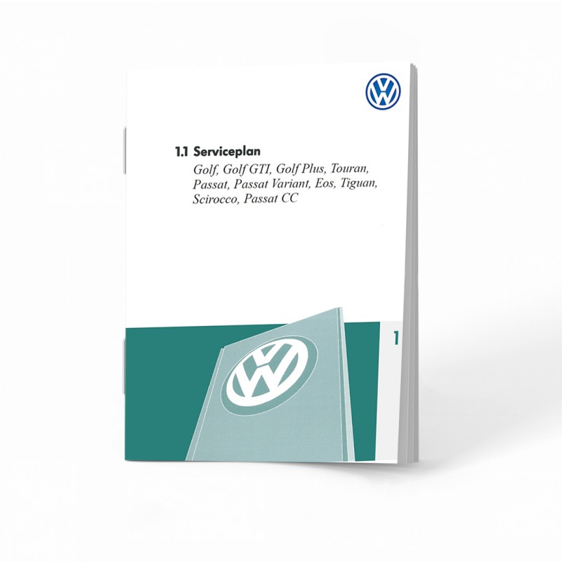 VW Volkswagen Duńska Czysta Książka Serwisowa
