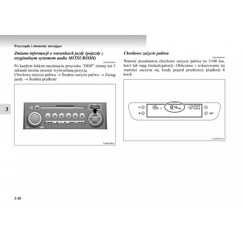 Mitsubishi Colt 20042008+Radio Instrukcja Obsługi