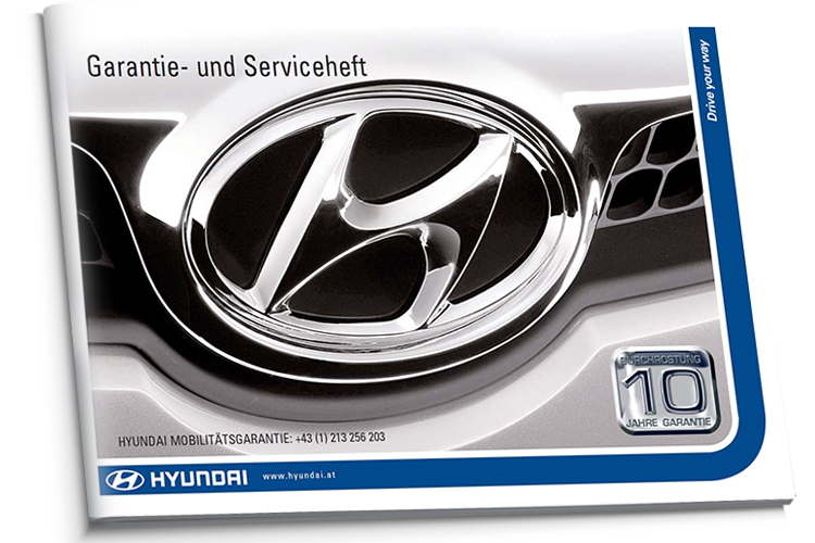 Carnet d'entretien allemand Hyundai Autriche jusqu'en 2012 | eBay